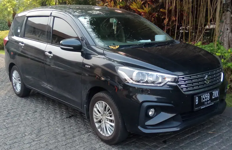 Dark Suzuki Ertiga, a representative vehicle model