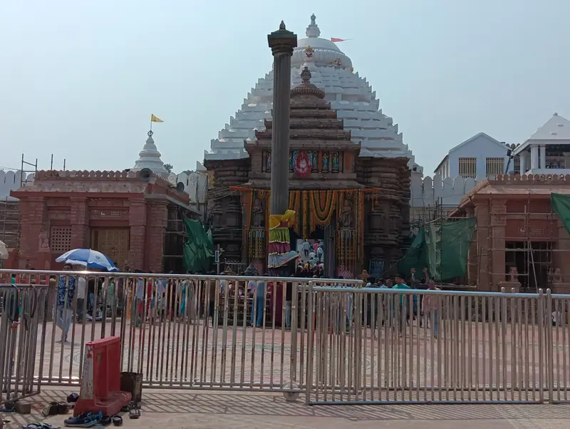 Lion Gate and towers of the Jagannath Temple in Puri, Odisha